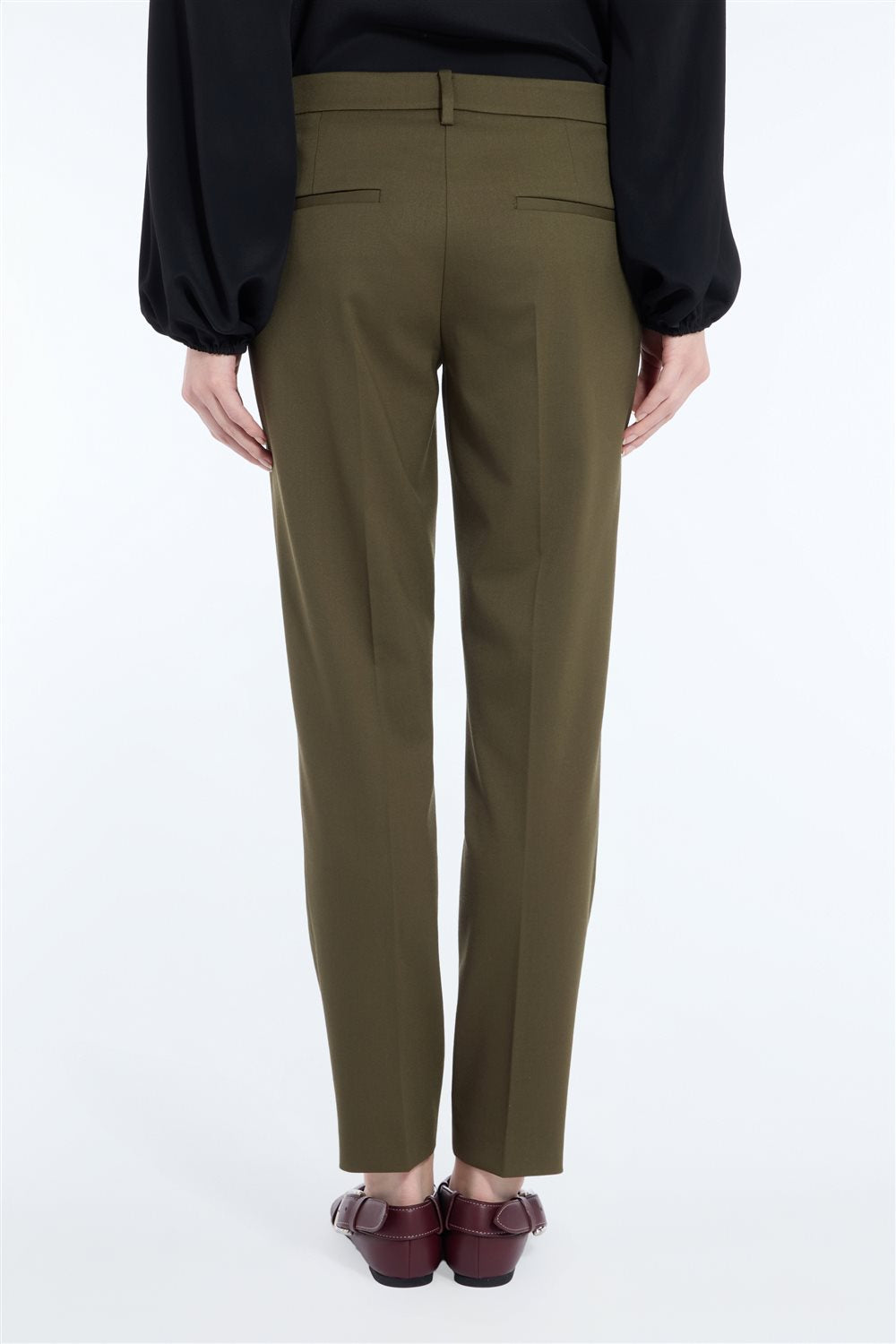 N°21 Pantalone sartoriale slim fit color cemento - FW26 B011 3128 8753 GRIGIO N.21