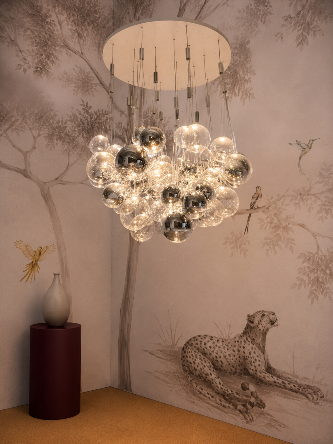 Lodes Random Cloud 72 sfere - Lampada a sospensione di design, 2016