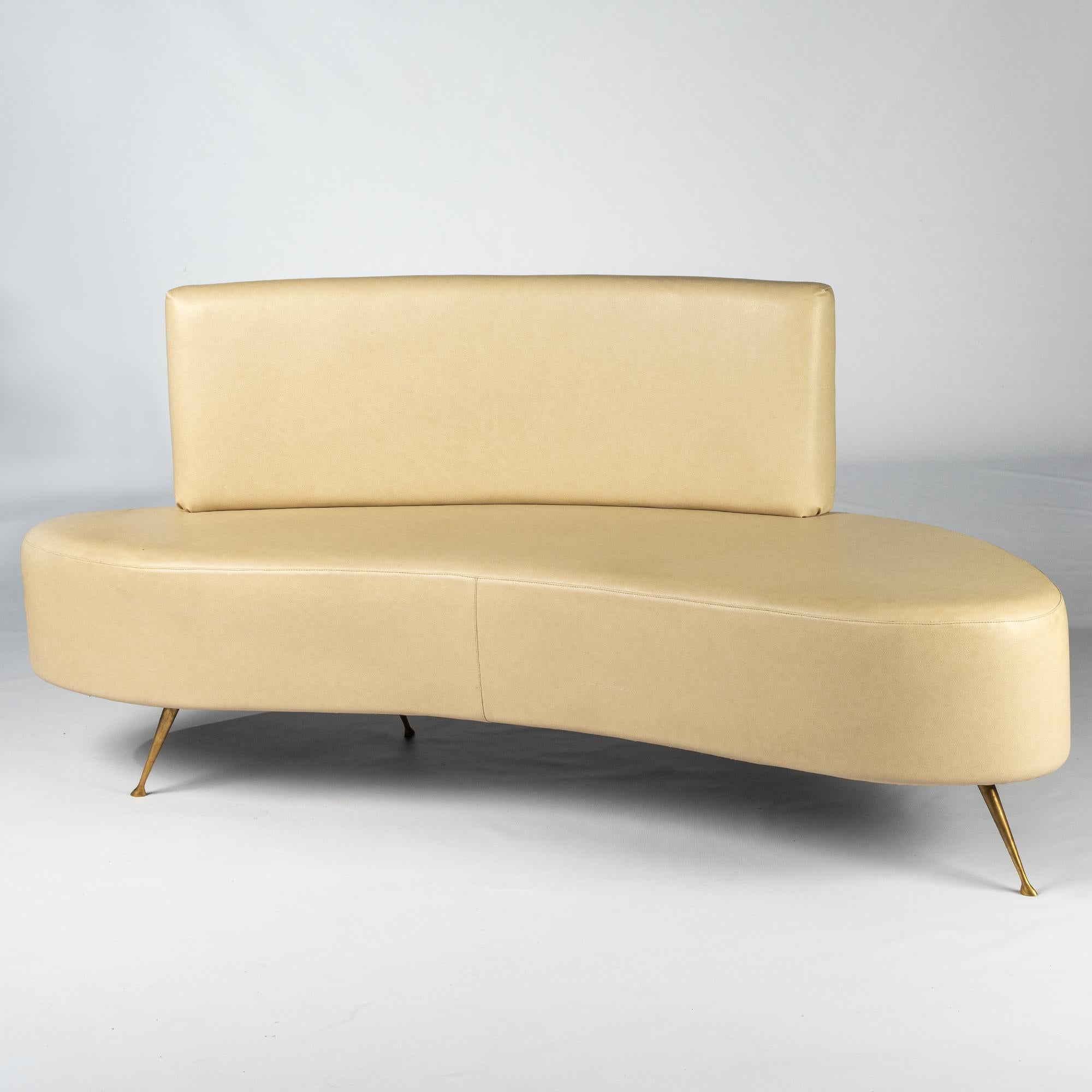 Divano curvo pelle DIVANO CURVO SCHIENALE ALTO ITALIAN MANUFACTURER