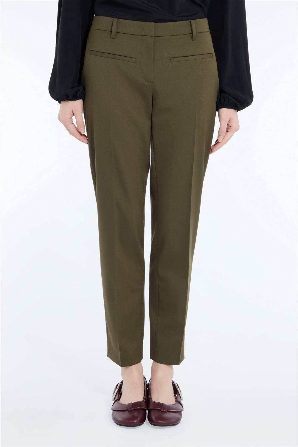N°21 Pantalone sartoriale slim fit color cemento - FW26 B011 3128 8753 GRIGIO N.21