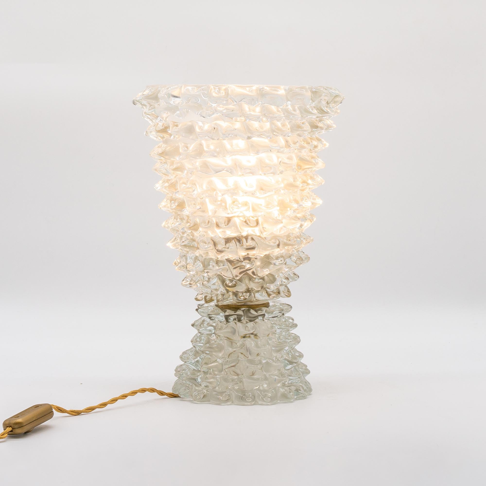 ITALIAN MANUFACTURER LAMPADA MURANO ROSTRATAVETRO