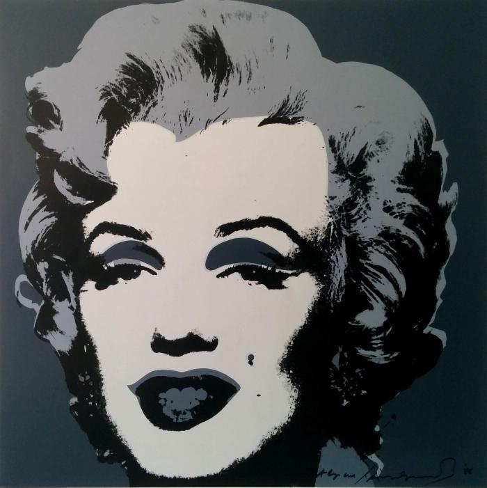 ANDY WARHOL LITOGRAFIA MARILYN MONROE BLACKANDY WARHOL