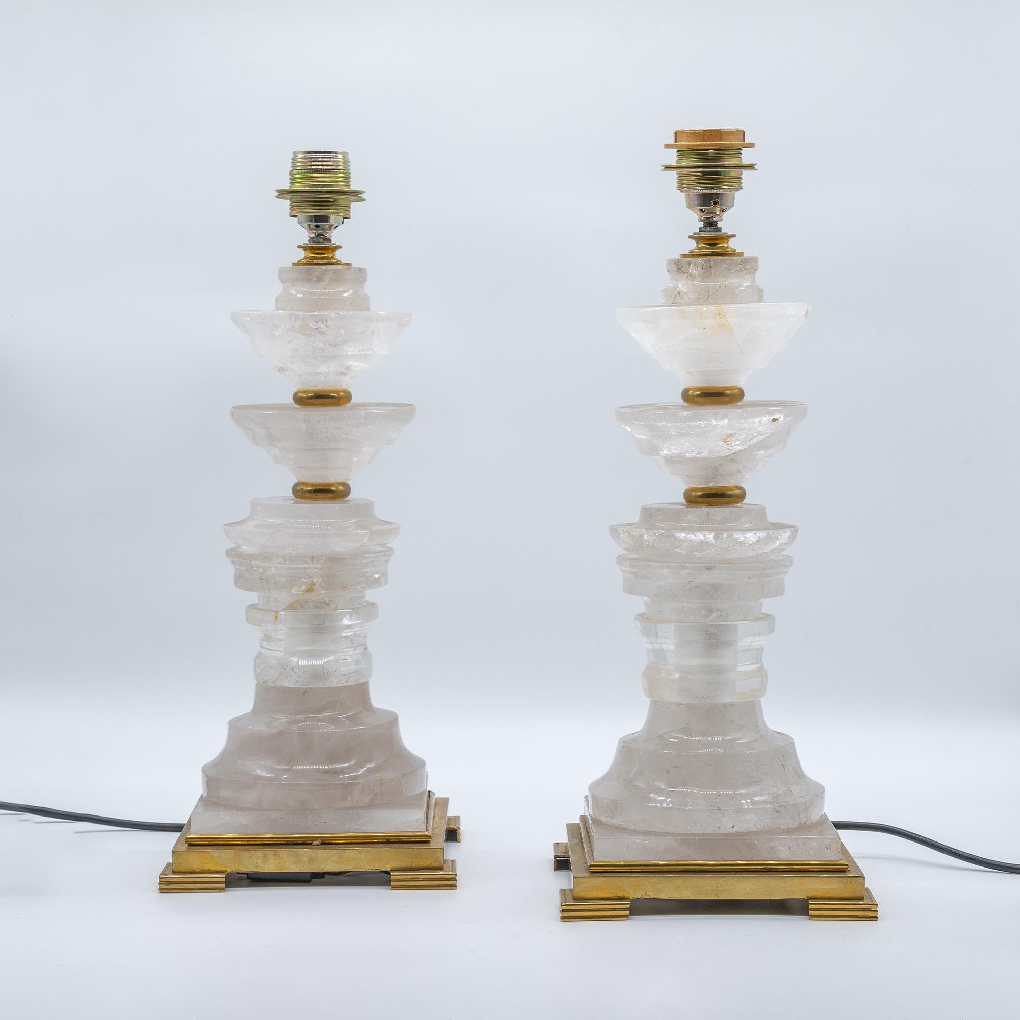 ITALIAN MANUFACTURER LAMPADA CRISTALLODI ROCCA