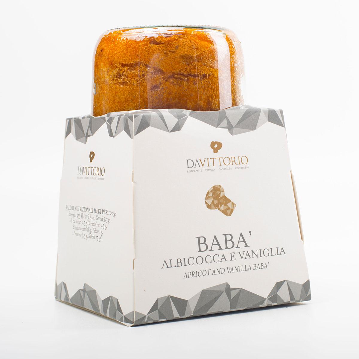Babà albicocca e vaniglia BABA ALBICOCCA VANIGLIA 150GR DA VITTORIO