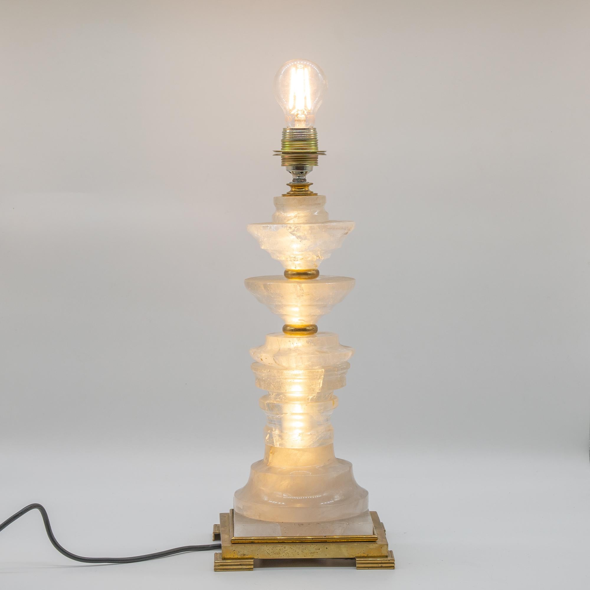 ITALIAN MANUFACTURER LAMPADA CRISTALLODI ROCCA