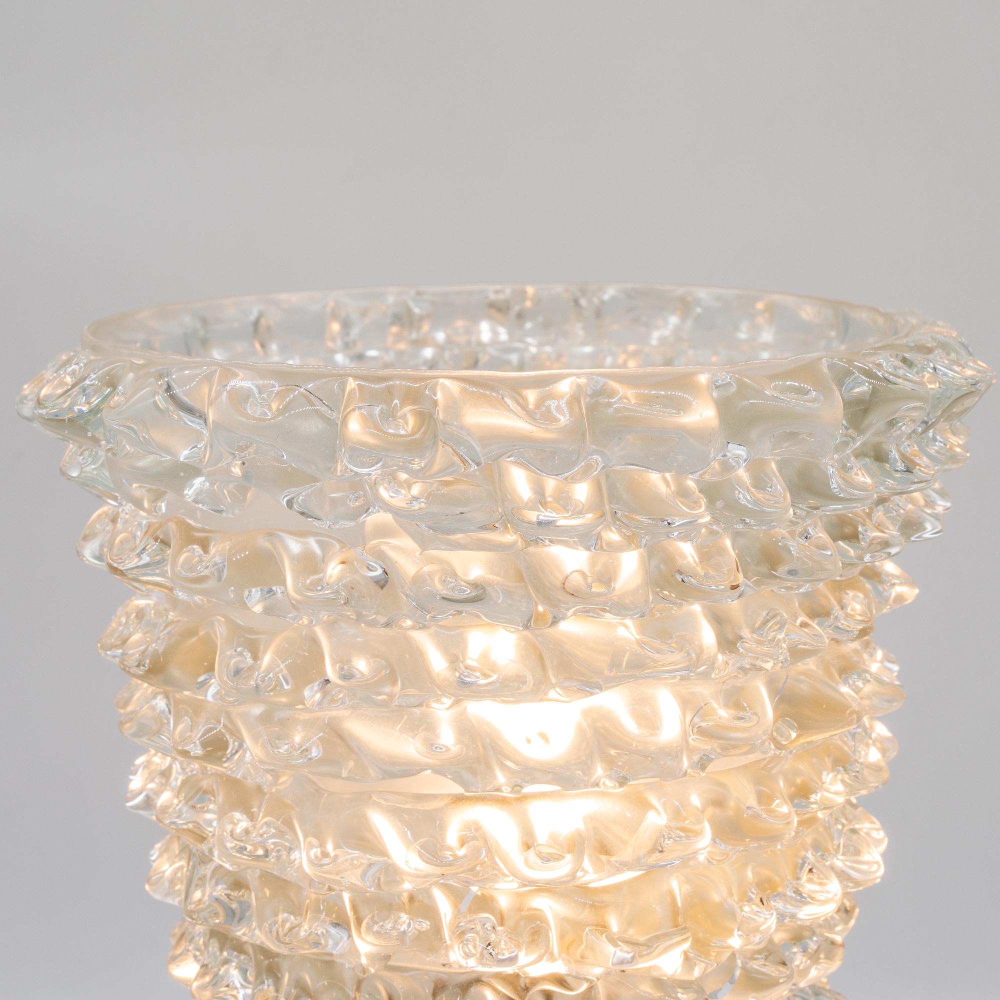 ITALIAN MANUFACTURER LAMPADA MURANO ROSTRATAVETRO