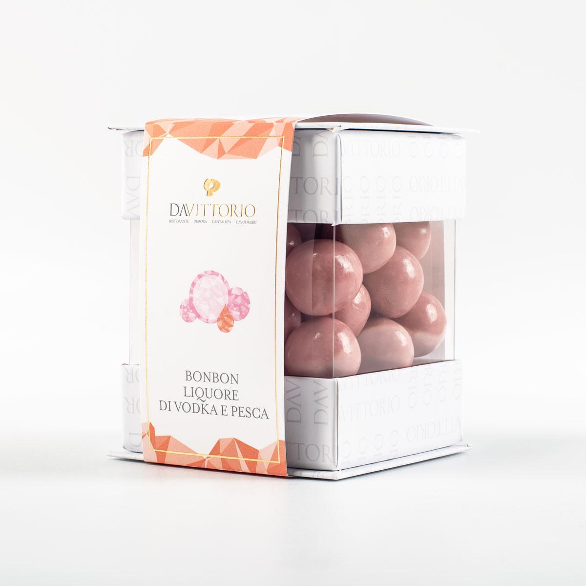 Bonbon liquore di vodka e pesca BONBON VODKA PESCA 350GR DA VITTORIO