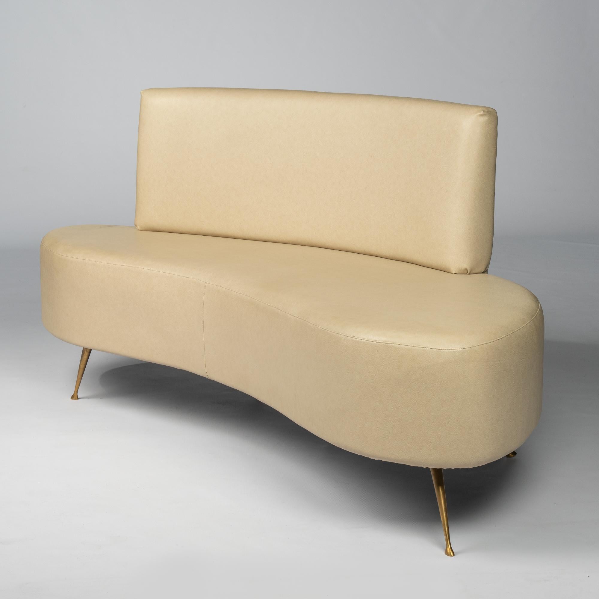ITALIAN MANUFACTURER DIVANO CURVOSCHIENALE ALTO