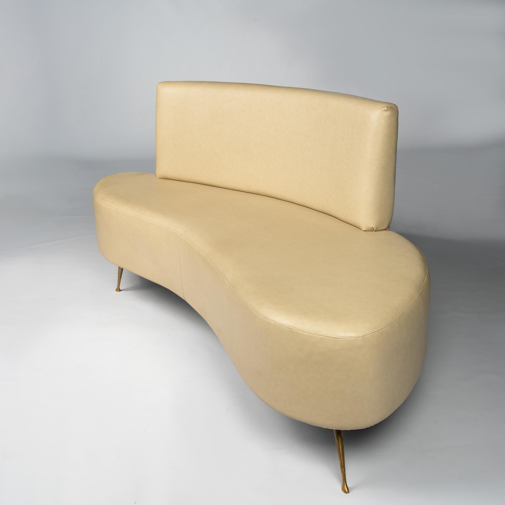 ITALIAN MANUFACTURER DIVANO CURVOSCHIENALE ALTO