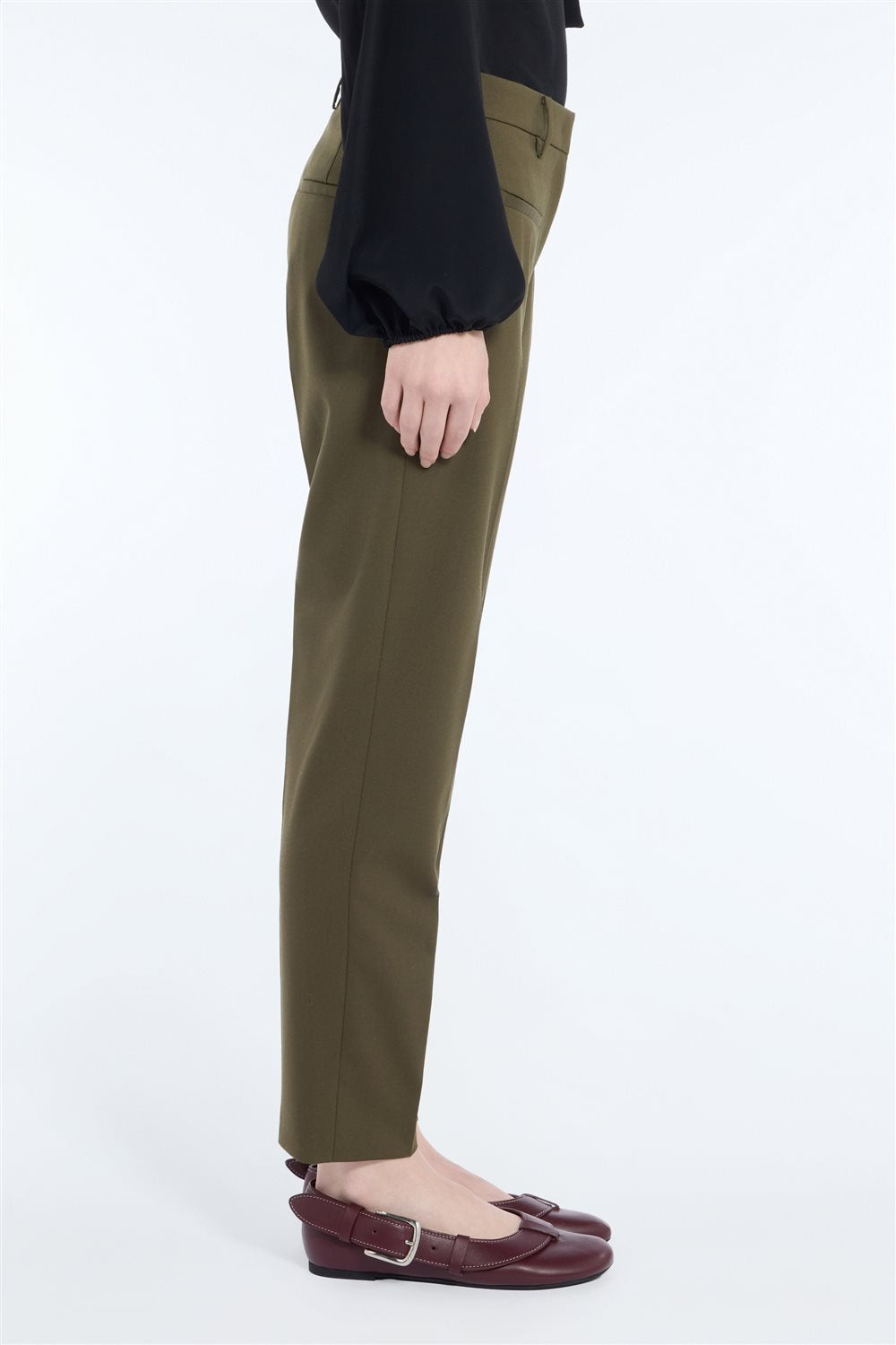 N°21 Pantalone sartoriale slim fit color cemento - FW26 B011 3128 8753 GRIGIO N.21 
