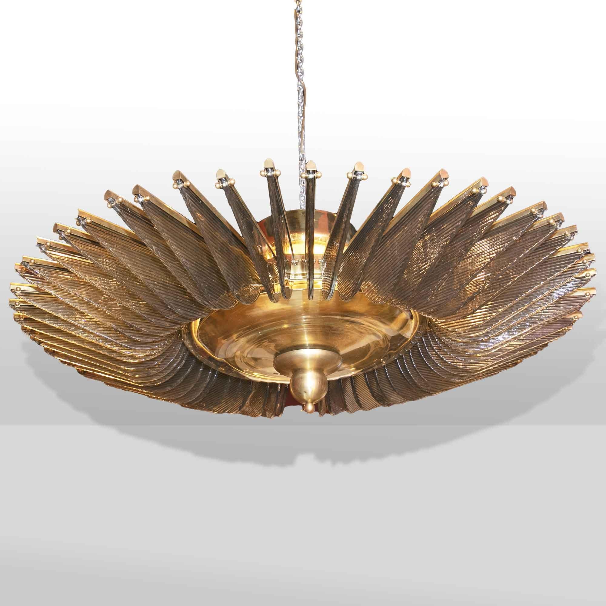 Lampadario sospensione raggi LAMPADARIO SOLE SOSPENSIONE ITALIAN MANUFACTURER 