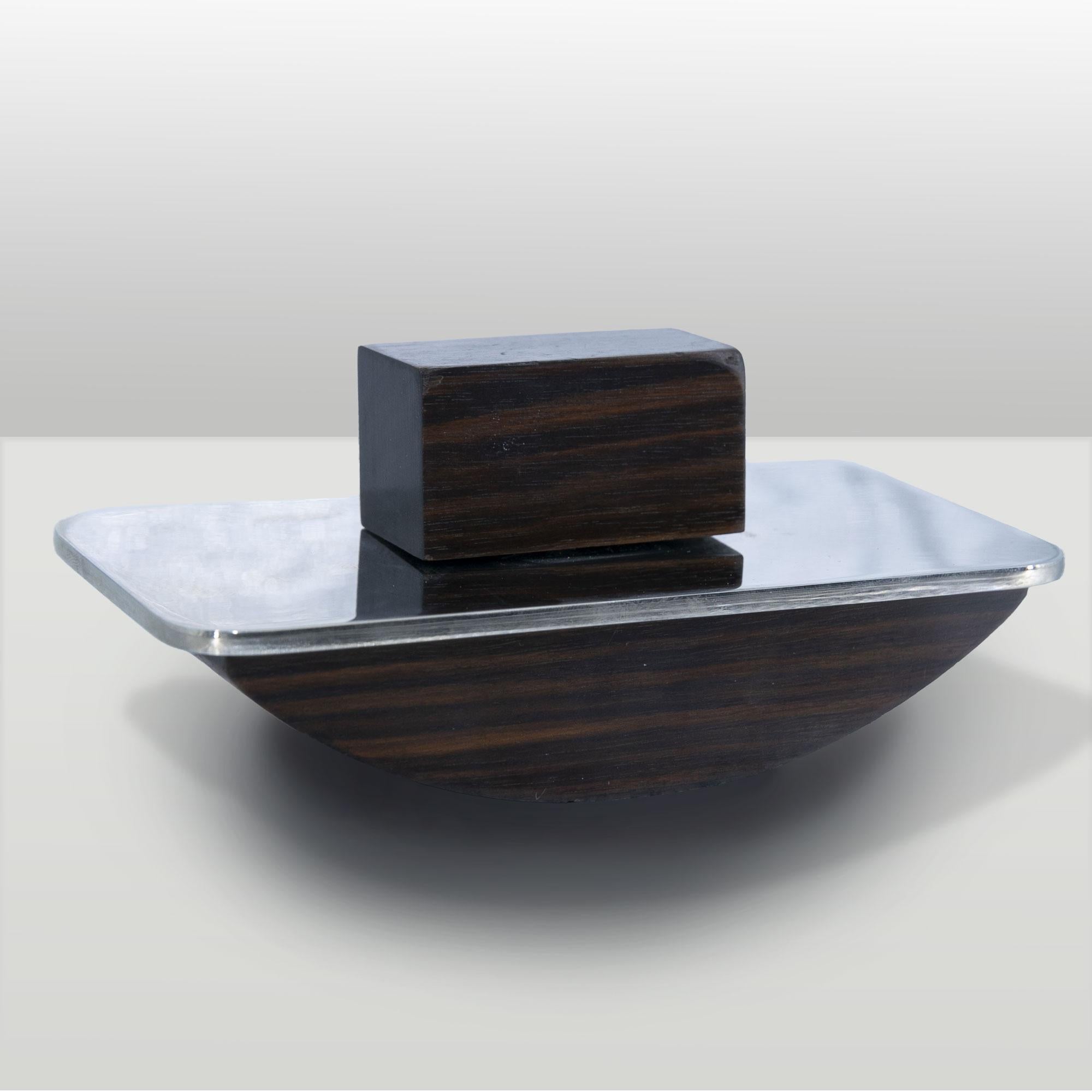 set in legno per scrivania con tagliacarte. Made in Italy SET SCRIVANIA TAGLIACARTE ITALIAN MANUFACTURER 