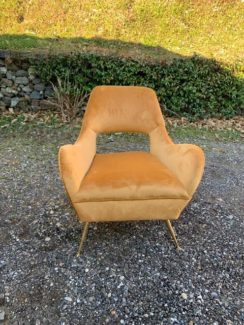  POLTRONA ROSA SINGOLA ITALIAN MANUFACTURER 