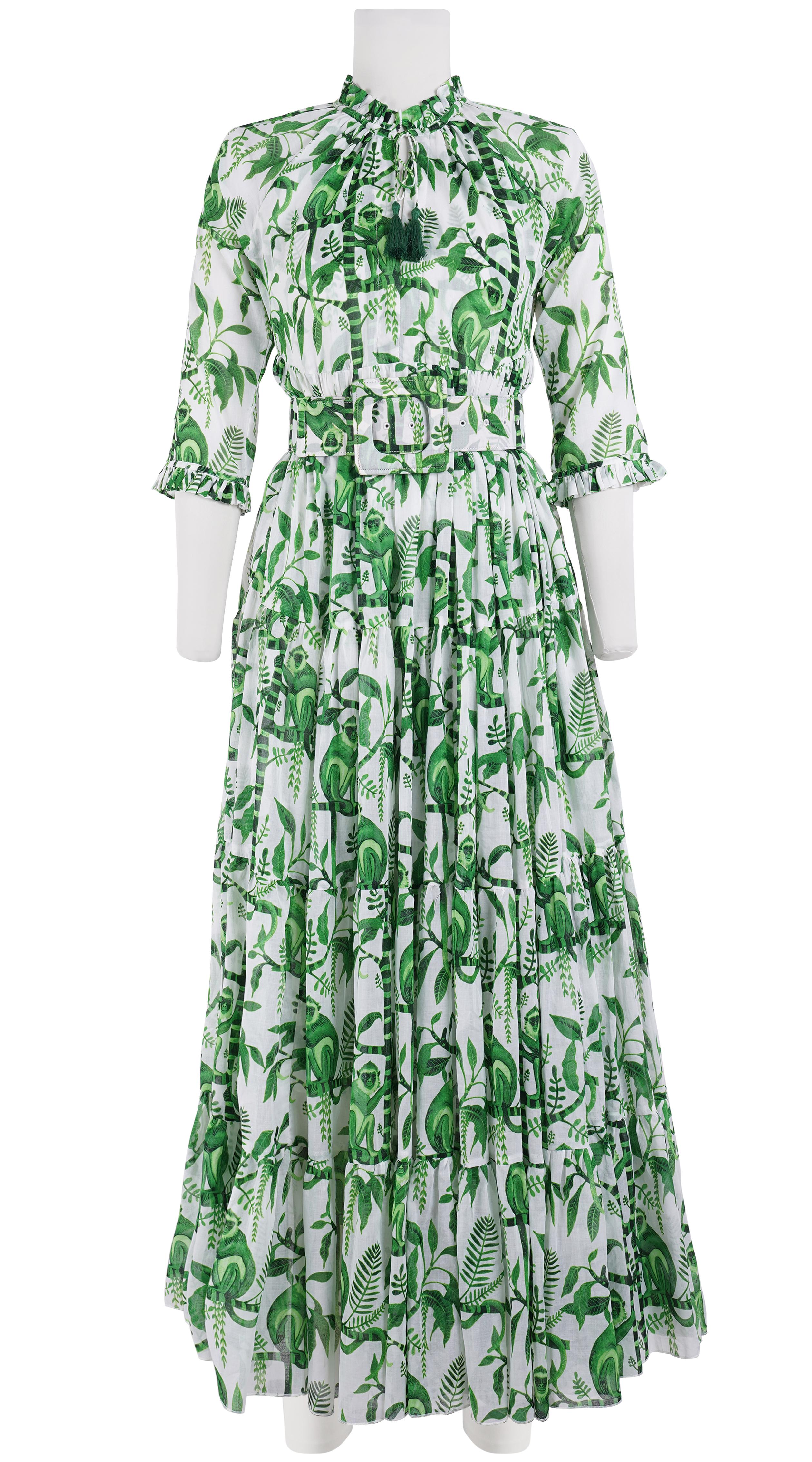 EDEN DRESS CREW NECK EDEN DRESS BOTANIC MONKEY SAMANTHA SUNG 