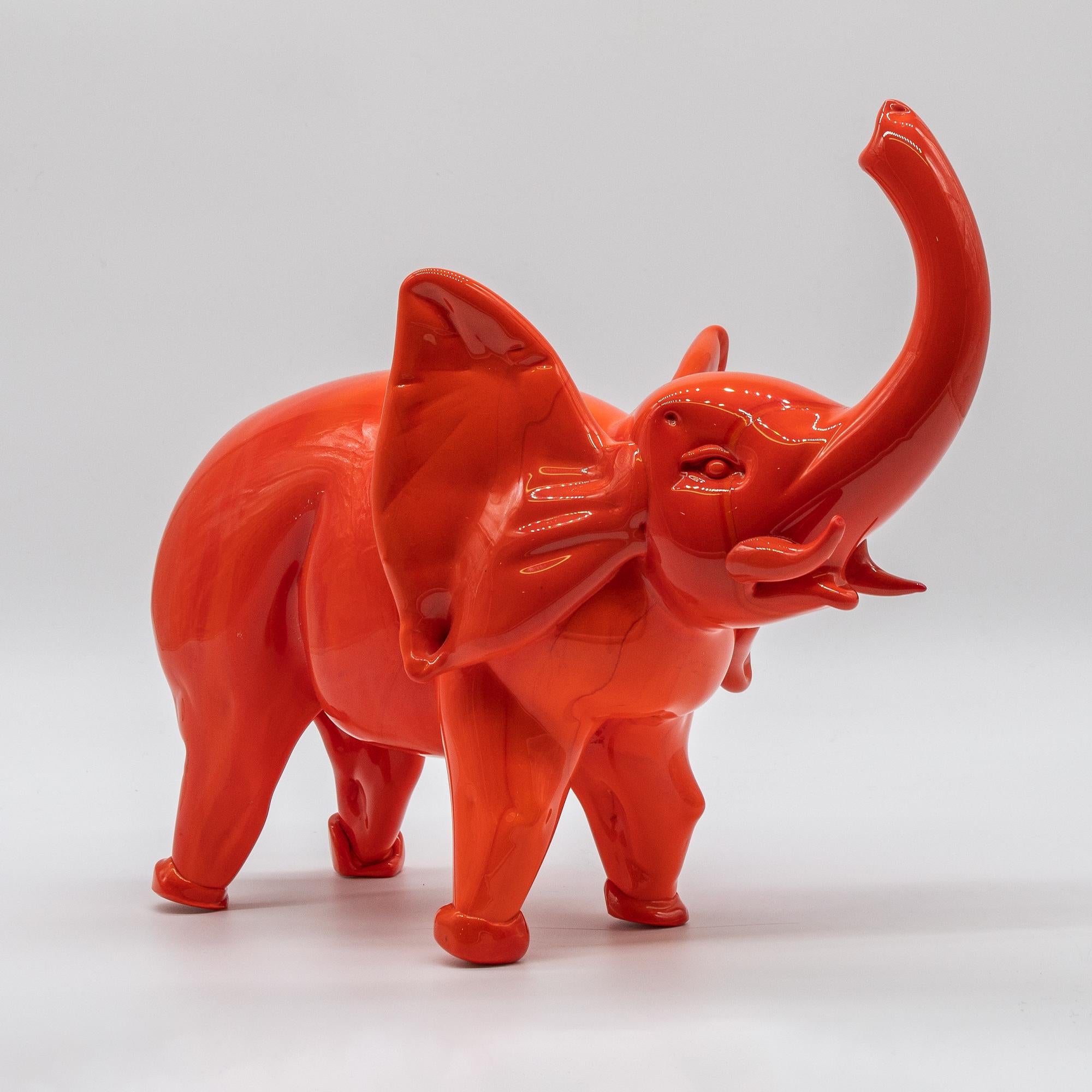 Elefante pasta di vetro Murano ELEFANTE PASTA DI VETRO MURANO ITALIAN MANUFACTURER 