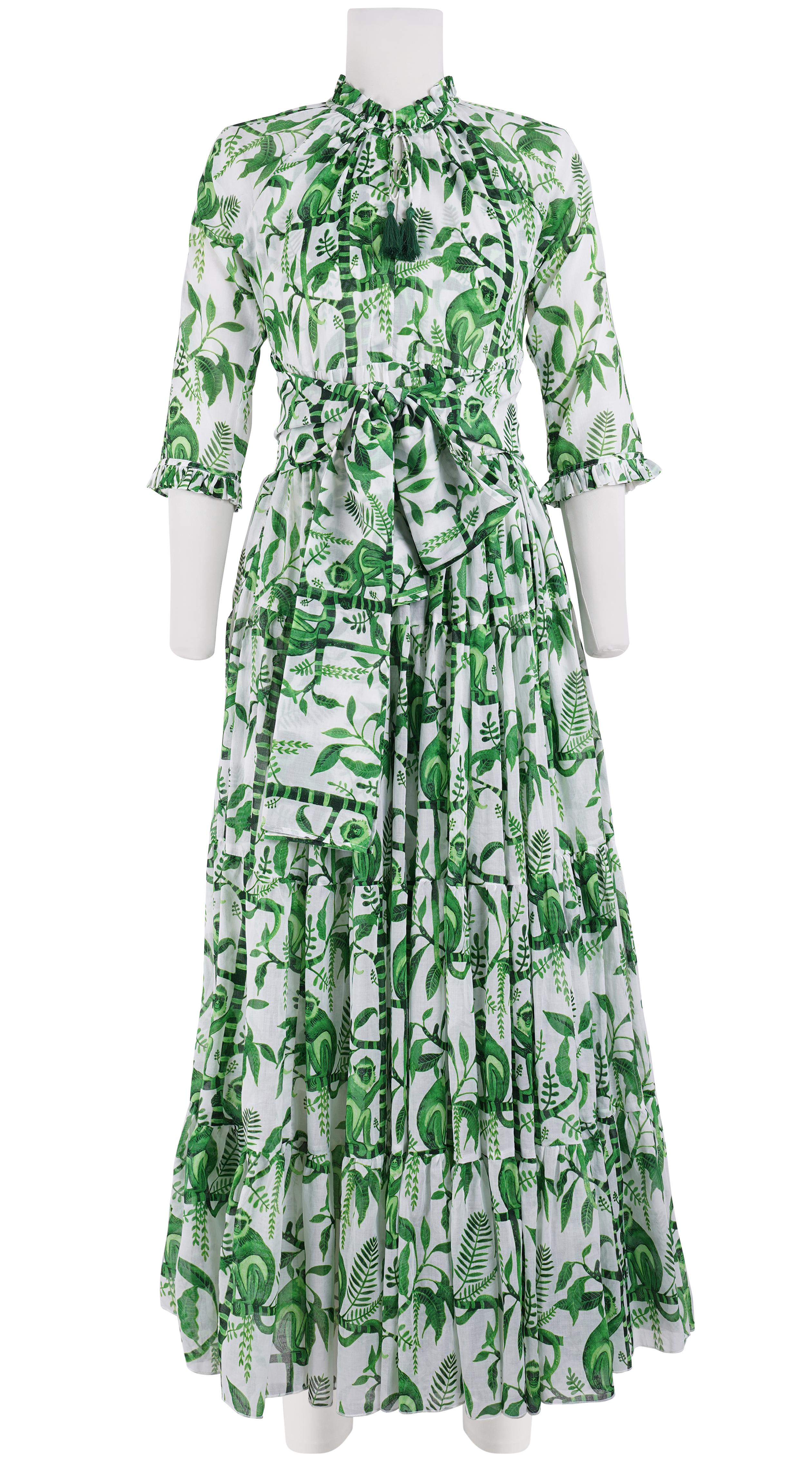 EDEN DRESS CREW NECK EDEN DRESS BOTANIC MONKEY SAMANTHA SUNG 