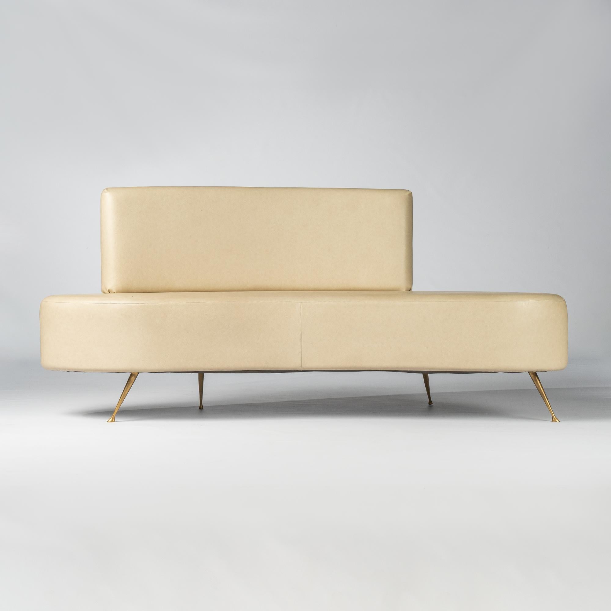 Divano curvo pelle DIVANO CURVO SCHIENALE ALTO ITALIAN MANUFACTURER 