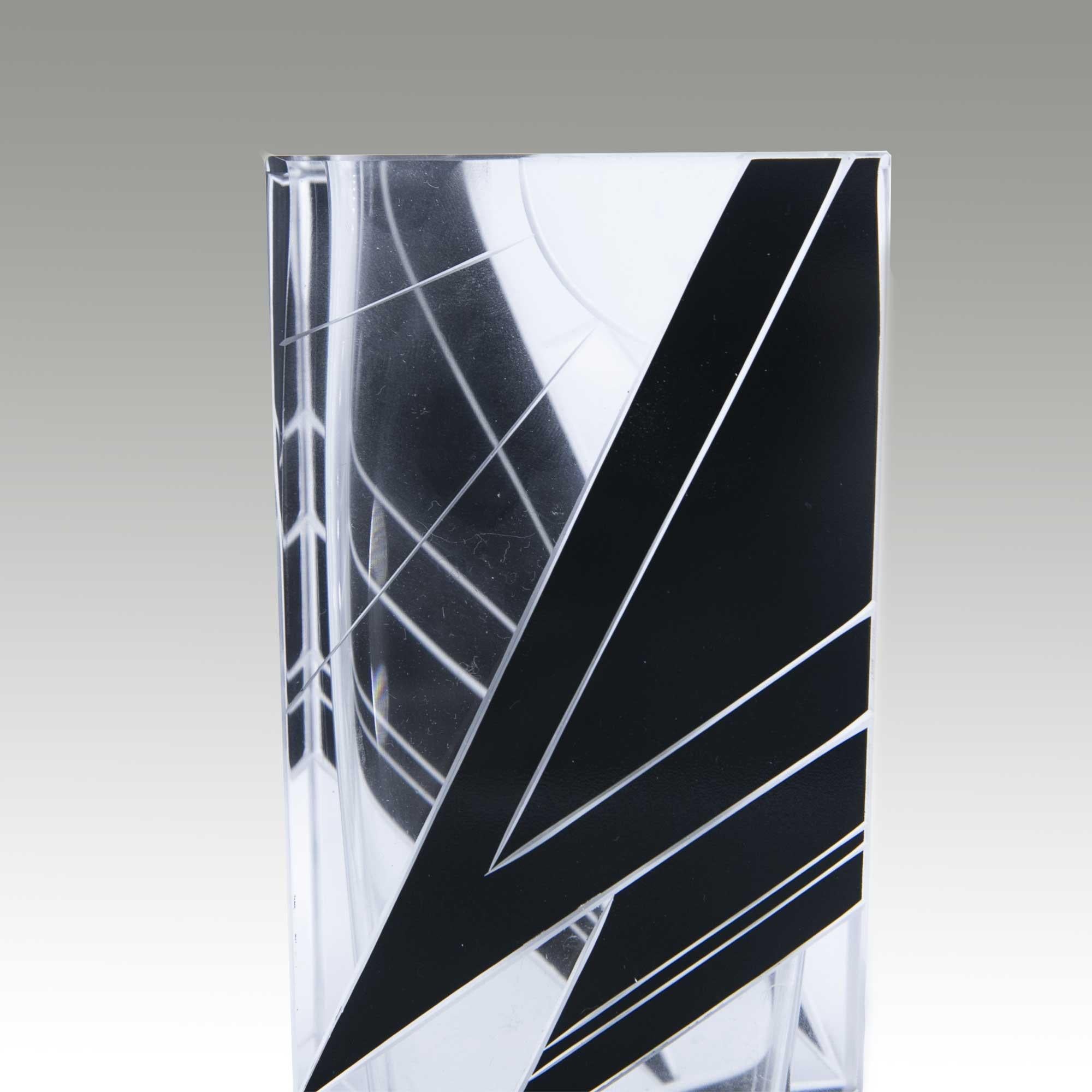 vaso in cristallo, designer non ricordo lo recupero, periodo idem
